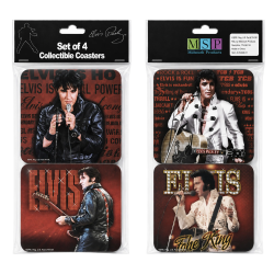 4PK COASTER SET - RED NAME