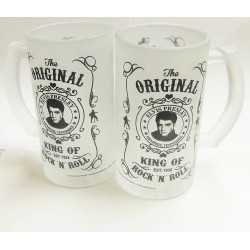 16OZ GLASS STEIN - THE ORIGINAL KING OF ROCK & ROLL